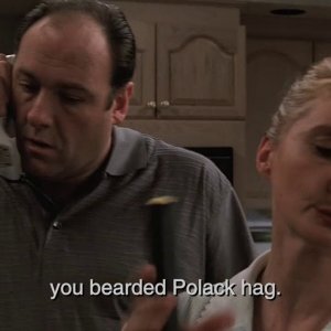 The Sopranos (Клан Сопрано) | Разговор между полькой и русской